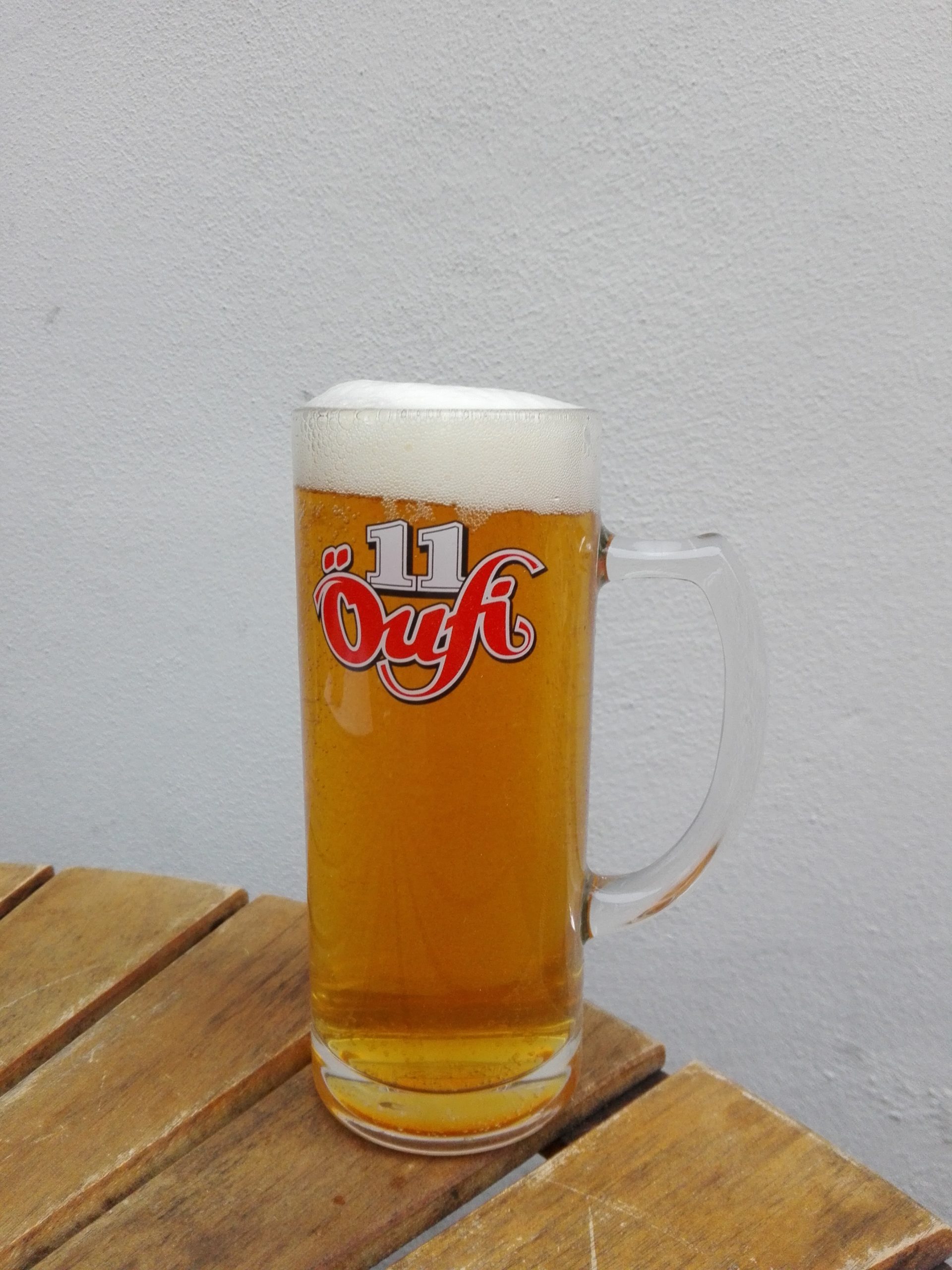 Südfuss-Bier im Glass